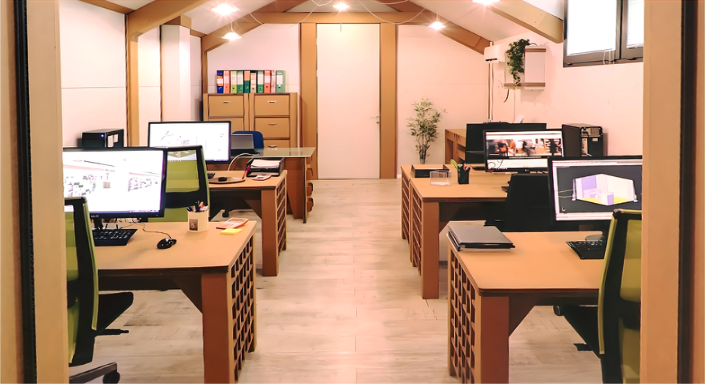 Aménagez vos bureaux et Open Space avec des bureaux et rangements en carton