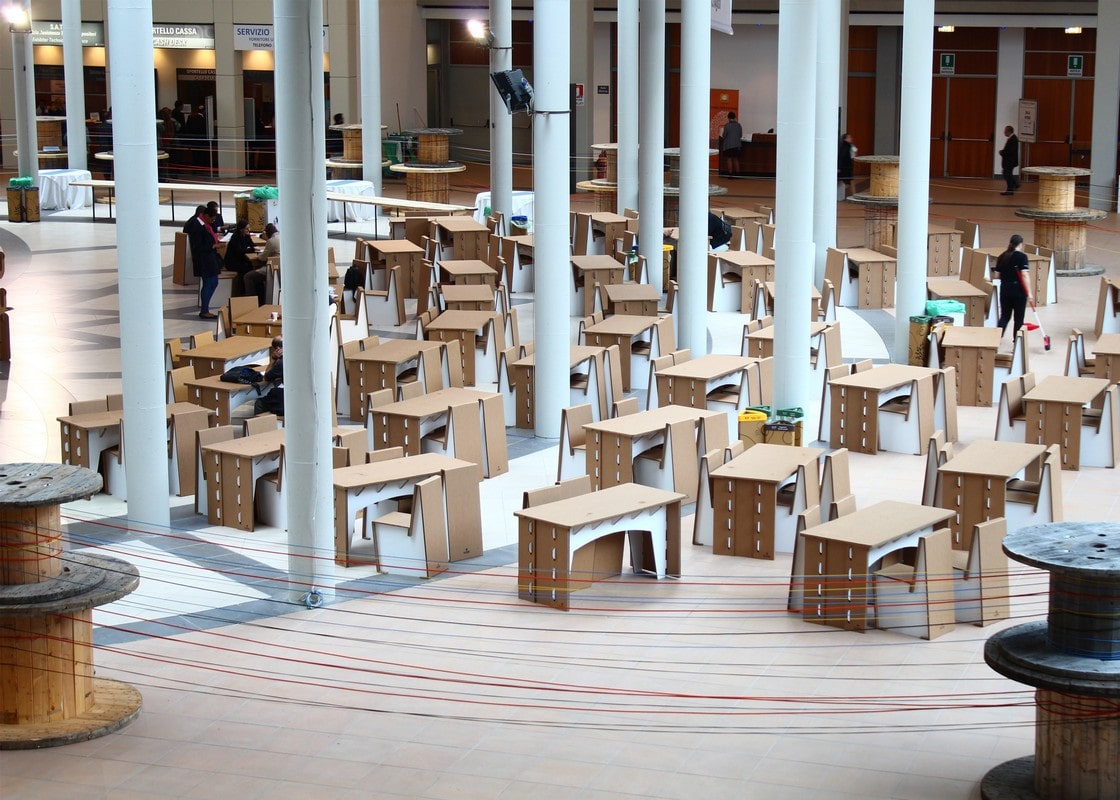 Meuble en carton pratiques