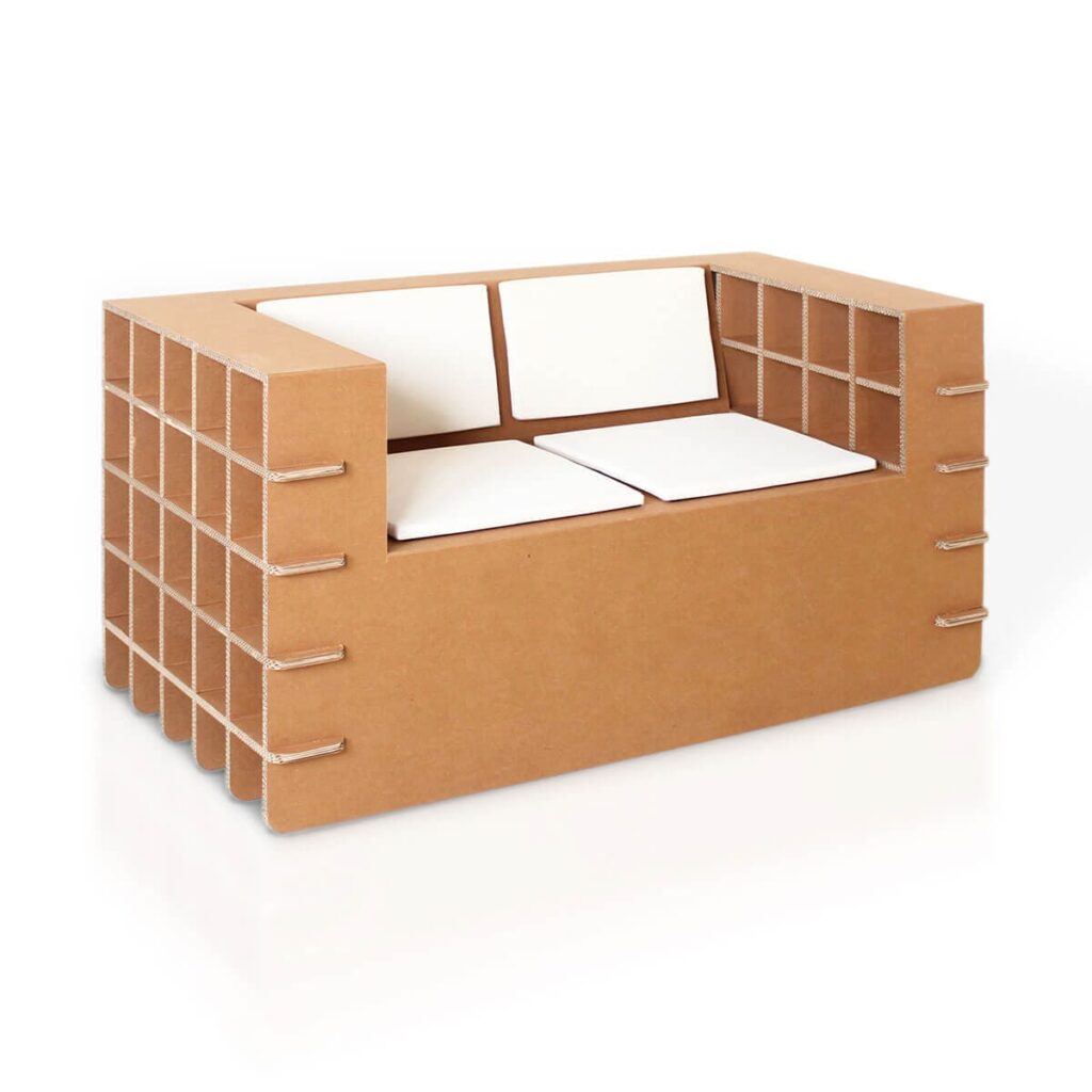 Canapé en carton MONT BLANC