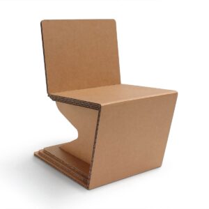 chaise en carton rotondo