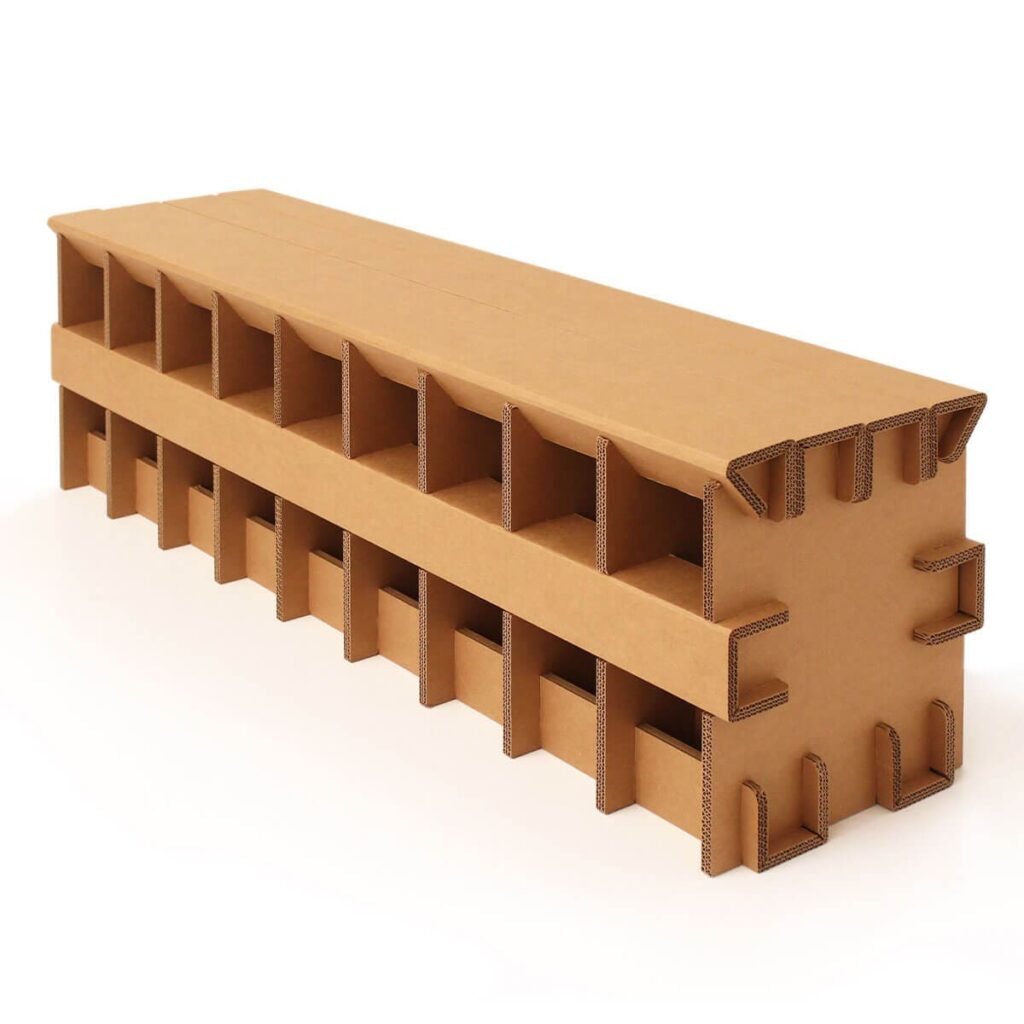 Banc en carton ELBROUZ
