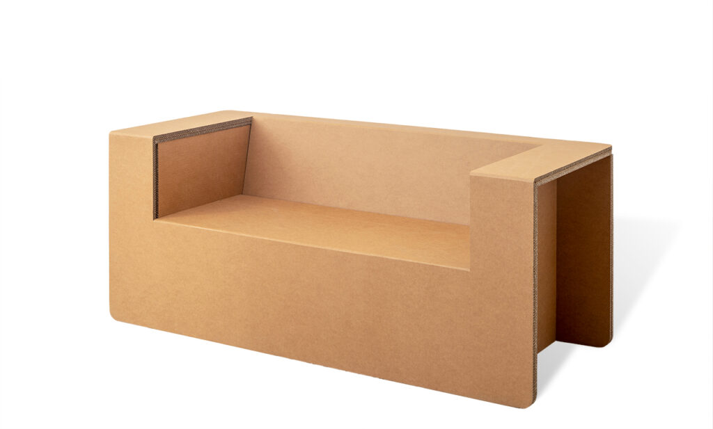 Canapé en carton MONT BLANC E