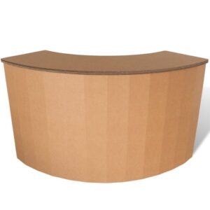 Banque d’accueil en carton ALASKA E 90