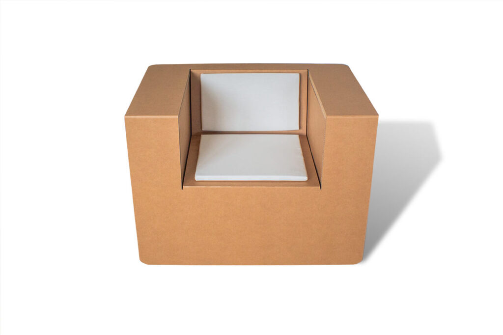 Fauteuil en carton MONT BLANC E