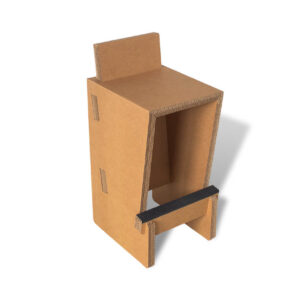 Tabouret haut en carton BALDO
