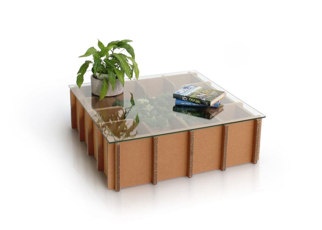 Table basse en carton MARMOLADA