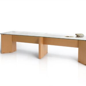 Table de réunion en carton SIMIEN pour 14 personnes