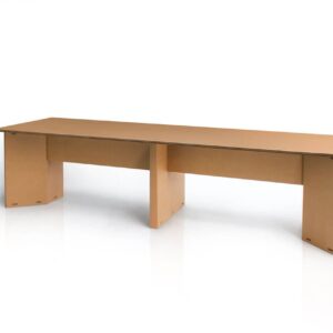Table de réunion en carton SIMIEN pour 10 personnes