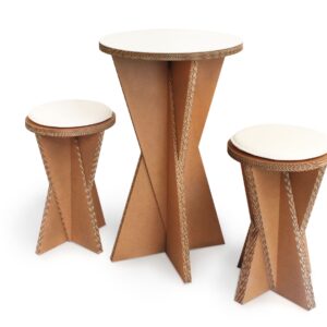 Tabouret en carton OLYMPE
